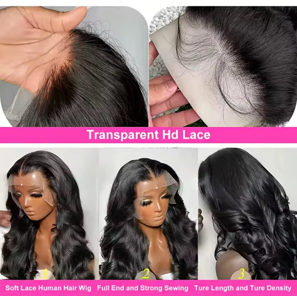 Virgin Humain Hair Wig